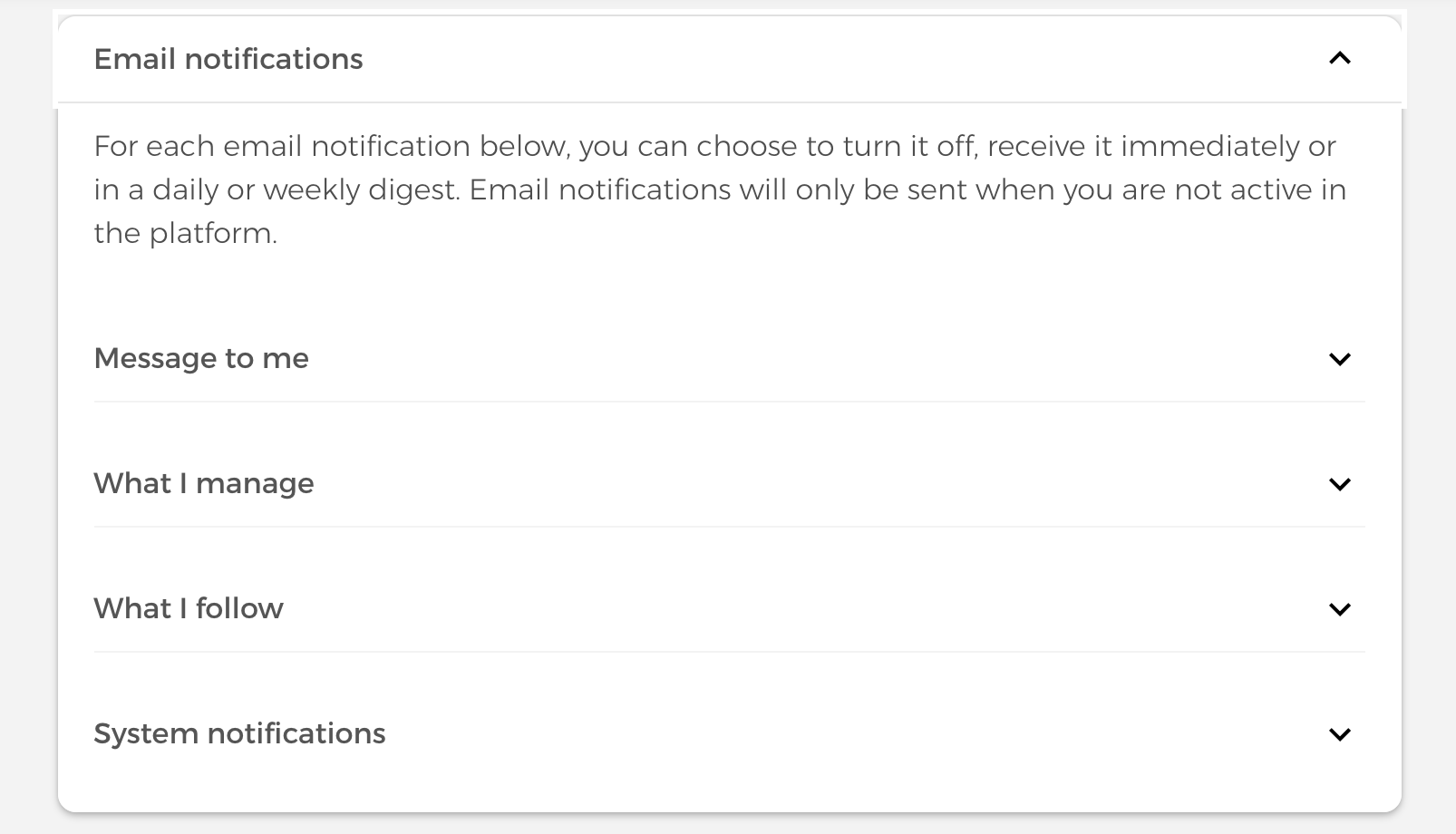 Email Settings Screenshot